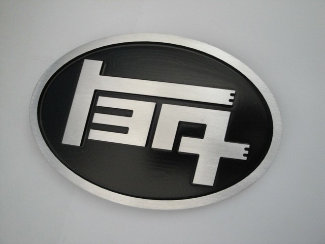 TOYOTA TEQ EMBLEM JAPANESE BADGE MACHINE FINISHED METAL BLACK CAMRY ...