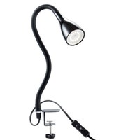 Led Klemm-Leuchte Dimmbar Leselampe Flexibel Tisch-Lampe Schwarz 5W B.K.Licht