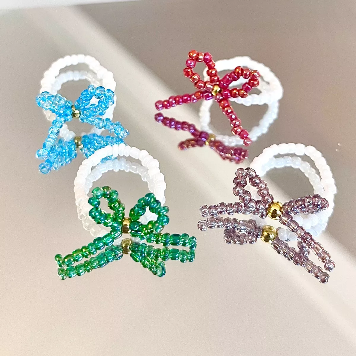 Seed shop bead rings