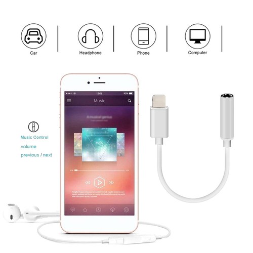 IOS Headphone Jack to 3.5mm Audio Jack 