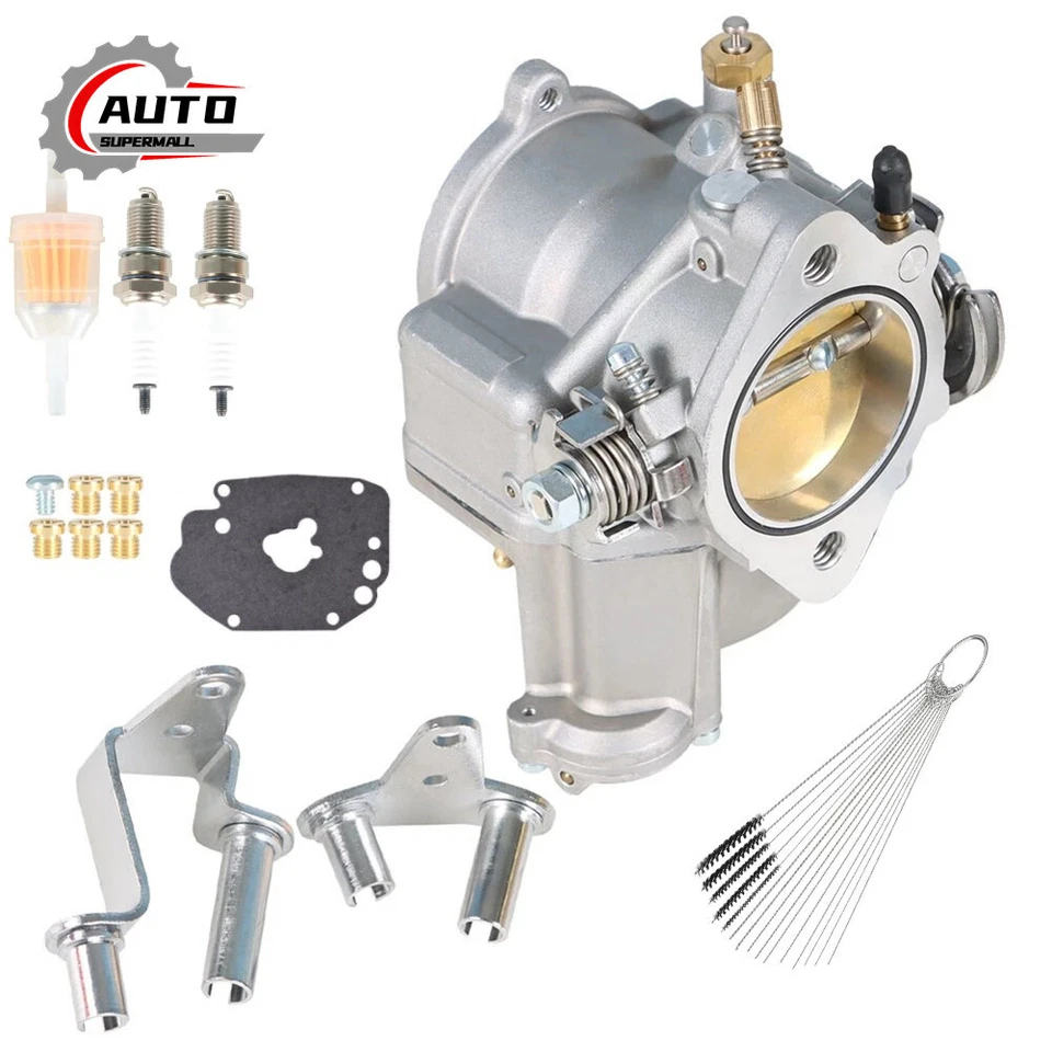 Carburetor for S&S Cycle Super E Shorty Carb Big Twin Sportster &Intake Manifold Foto 3 de 4
