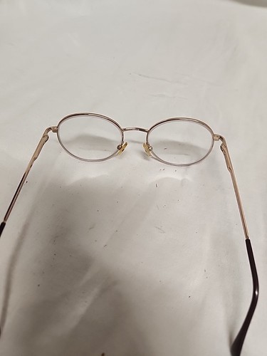All American Classics Boise Gold Color Metal Full Rim Eyeglasses - Picture 3 of 11