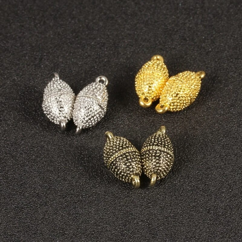 10pcs Strong Magnetic Clasps Necklace Bracelet Connectors for DIY Jewelry Making - Image 2 of 4
