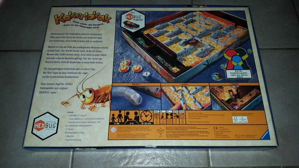 Ravensbuger Spiele - Kakerlakak - komplett und sehr guter Zustand - Kultspiel - Bild 3 von 3