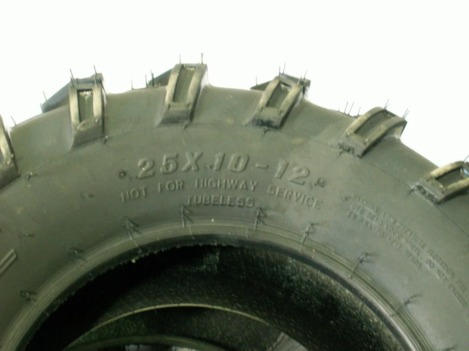 Yamaha Grizzly 450 Tires Atv ITP Mudlite set of 4 Front 25X8-12 Rear 25X10-12  - Image 4 of 4