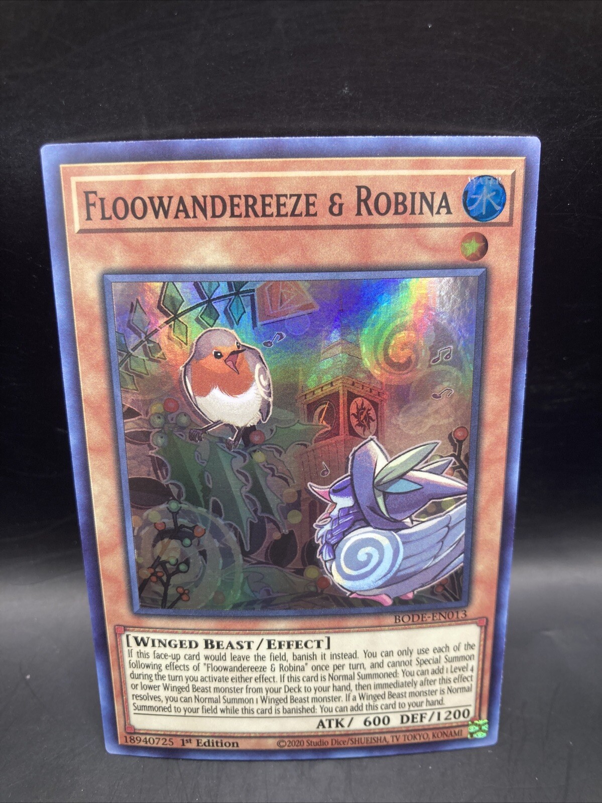 Floowandereeze & Robina BODE-EN013 1st Edition Burst of Destiny Card