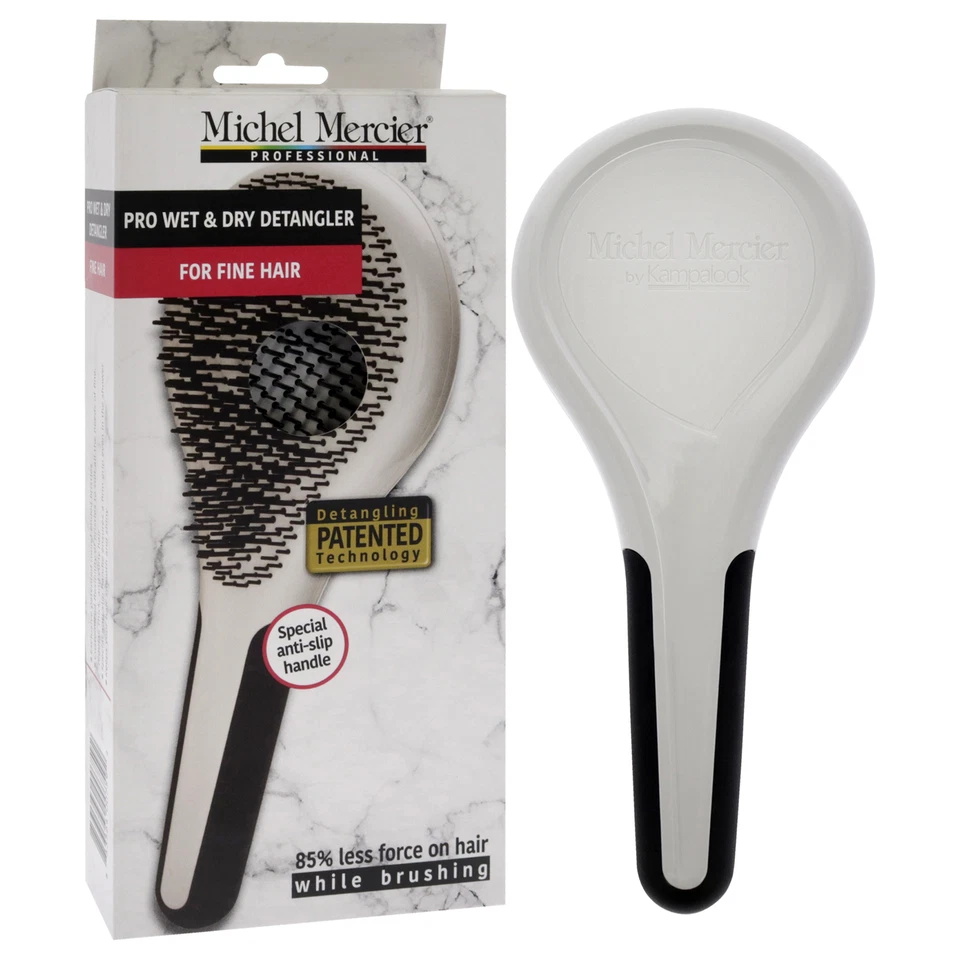 Cepillo desenredante en seco y húmedo Michel Mercier Pro - Cabello fino - 1 pieza Foto 3 de 4