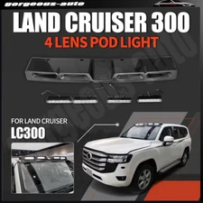 Black Roof Top Light Bar LED DRL Lamp Fits for Land Cruiser LC300 J300 2021-2023