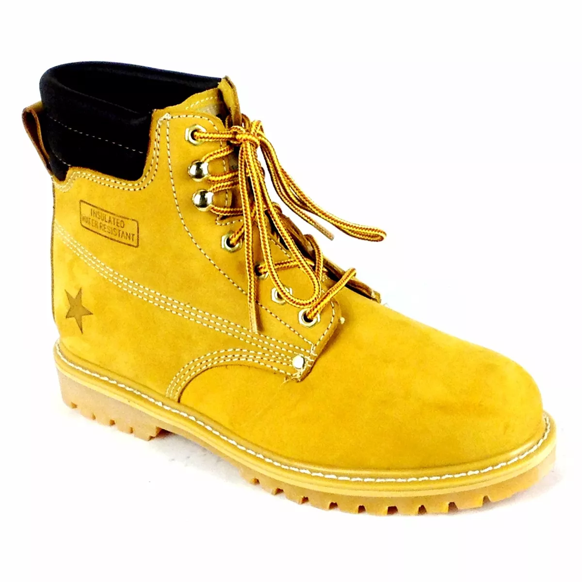 Five Star Tan Nubuck Men s Work Boot 6