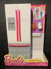 barbie fridge fun playset
