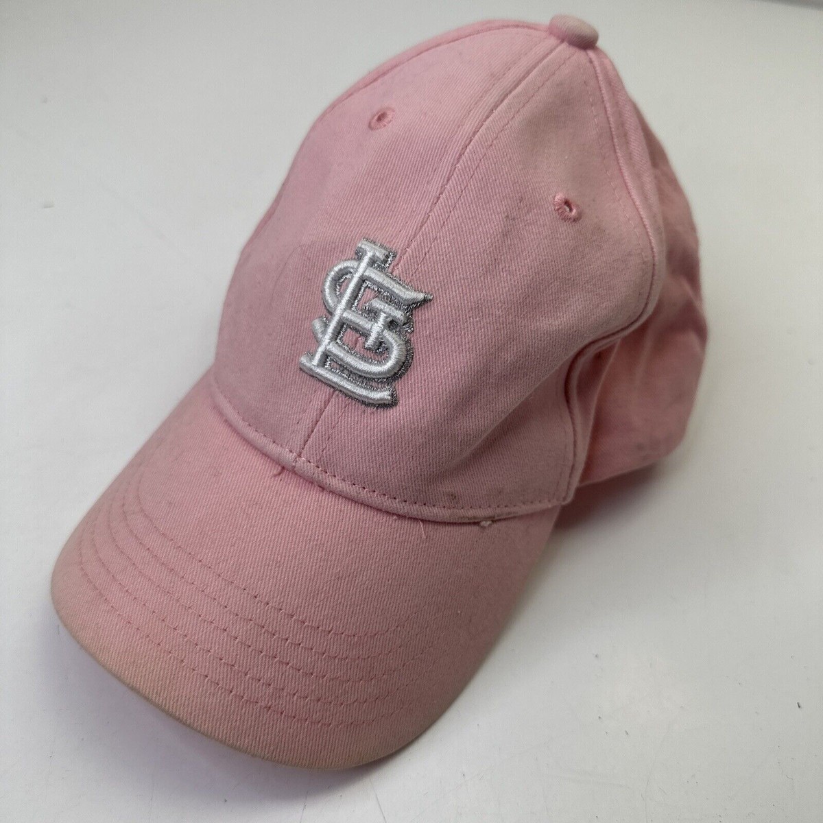 St Louis Cardinals Pink Toddler Girls Ball Cap Hat Fitted Baseball