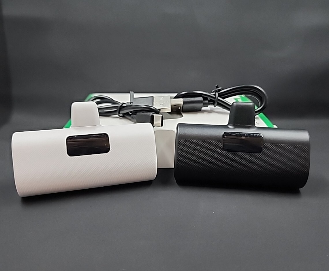 Power Bank, 5200 mAh, Pack of 2 Mini Portable Power Bank🔥  iPhone Connection-image