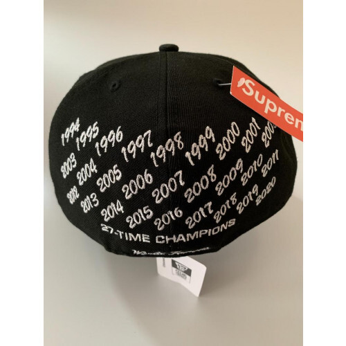 Supreme × New Era Champions Box Logo Cap Size:7 1/2 Black EX Supreme × New Era Champions Box Logo Cap Size:7 1/2 Black EX