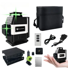 Laser Level 16 Lines 4D Level 360° Self-Leveling Horizontal and Vertical Cross