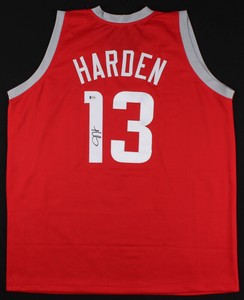 signed james harden jersey