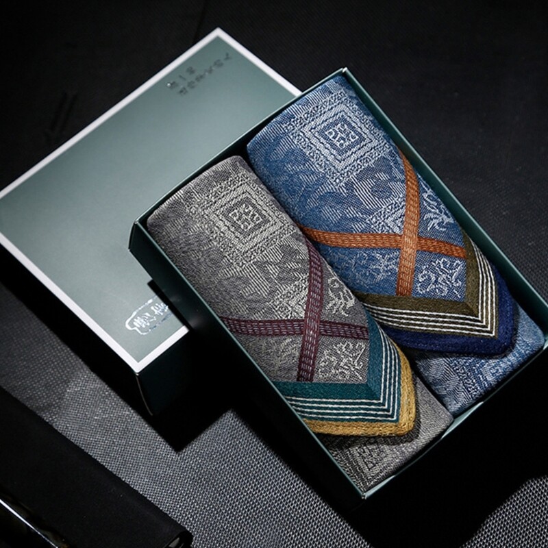 Large Cotton Handkerchief Random Color Sweatabsorbing Men s Handkerchiefs eBay