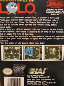 Retro Adventures of Lolo (Nintendo Entertainment System, 1989) giochi vintage NES