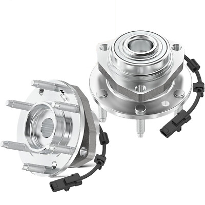 Pair Front Wheel Hub Bearing Assembly For 2002-2009 GMC Envoy Chevy Trailblazer
