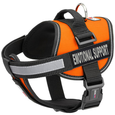 Dogline Unimax Dog Harness Vest Emotional Support Patches Adjustable Straps