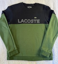 Lacoste Sport Boy s Sweater Size 14 Navy/Green
