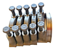 Ford Sb 289 302 Windsor Sbf Main Caps With Bolts Very Nice Never Honed Set Of 5