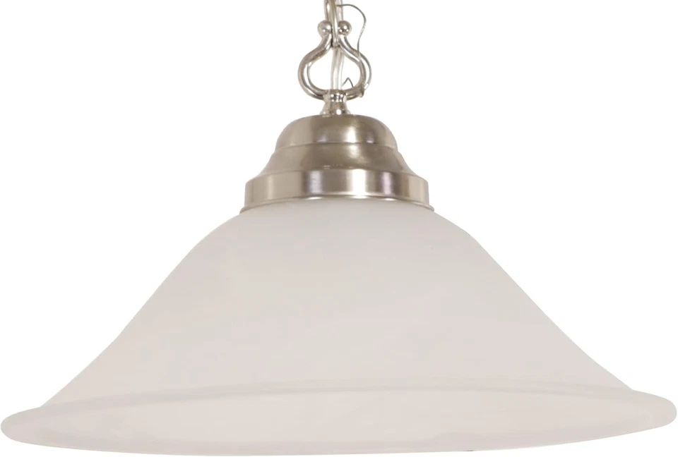 Design House Millbridge 1-Light Pendant Light, Satin Pendants, Nickel  - Image 4 of 4