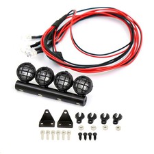 4 LED Light Bar Roof Lamp Headlight 1:24 For Axial SCX24 AXI00002 AXI00001 Car w