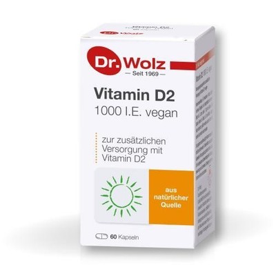 2x VITAMIN D2 1000 I.E. vegan Kapseln 60 ST