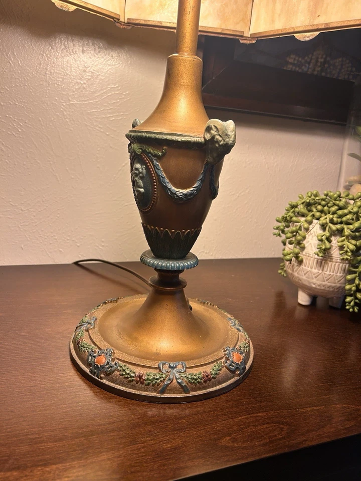 Lámpara de cristal de escoria artesanal Foto 3 de 4