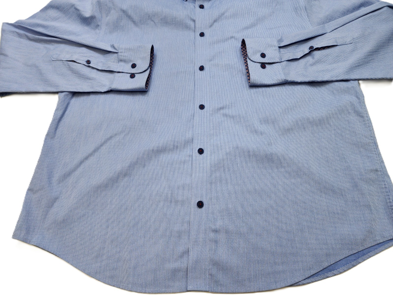 Twillory Untuckable Button Down Gingham Shirt Sol… - image 2