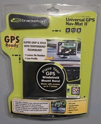 Bracketron Universal GPS Nav-Mat II Dashboard Mounting System New Sealed