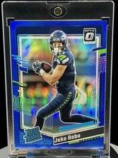 2023 Panini Donruss Optic Jake Bobo Blue Prizm Rated Rookie /199 Seahawks #288