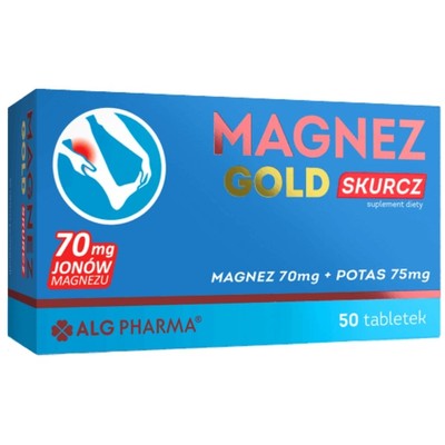 ALG Pharma Magnesium Gold Schrumpfung, 50 Tabletten