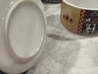 4 vtg Lowell Herrero Cow Mug Cup Coffee Soup Bowl  Country Farm Scene 90s Dairy — photo 8
