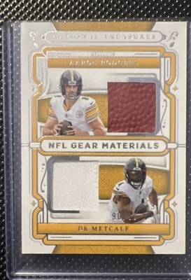 2025 Panini National Treasures - Nfl Gear Combo Materials Aaron Rodgers, DK...