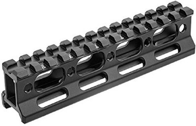 UTG Super Slim Picatinny Riser Mount, 1 Height, 13 Slots, Black