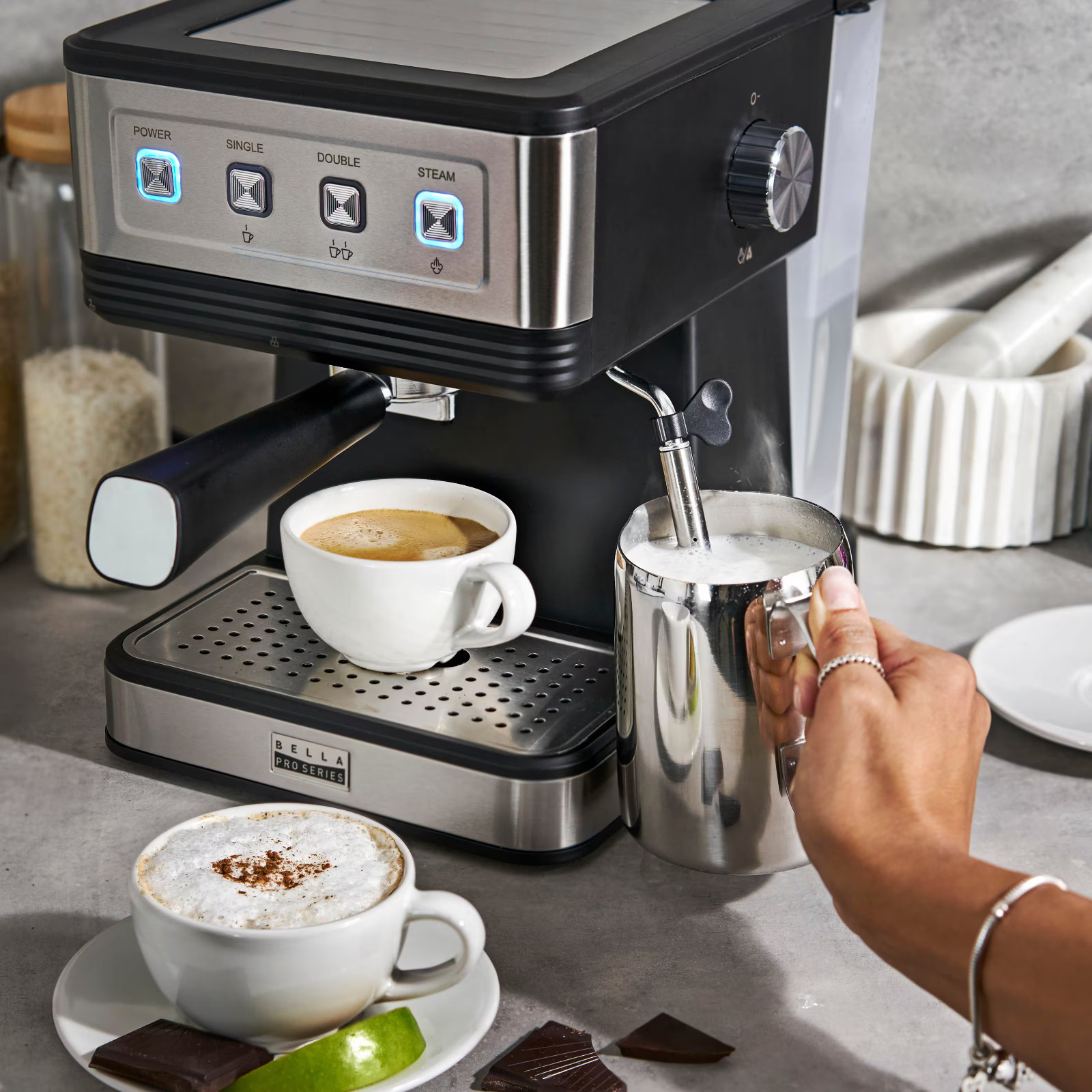 Bella Pro Series - Barista Elite Espresso Station with 20 Bars - Black (90270)
