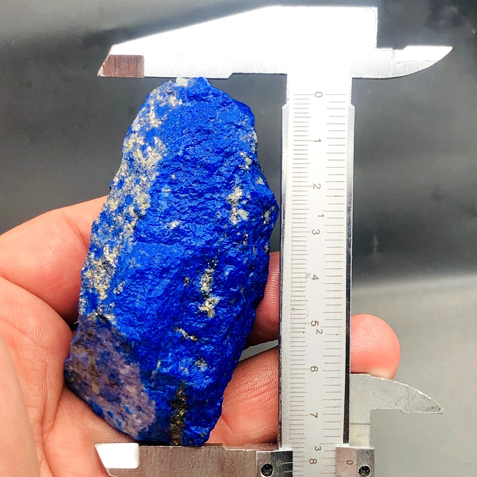 Natural A++ Madani Lapis Lazuli Raw Rough Stone w/ Pyrite 114  grams L421.....1