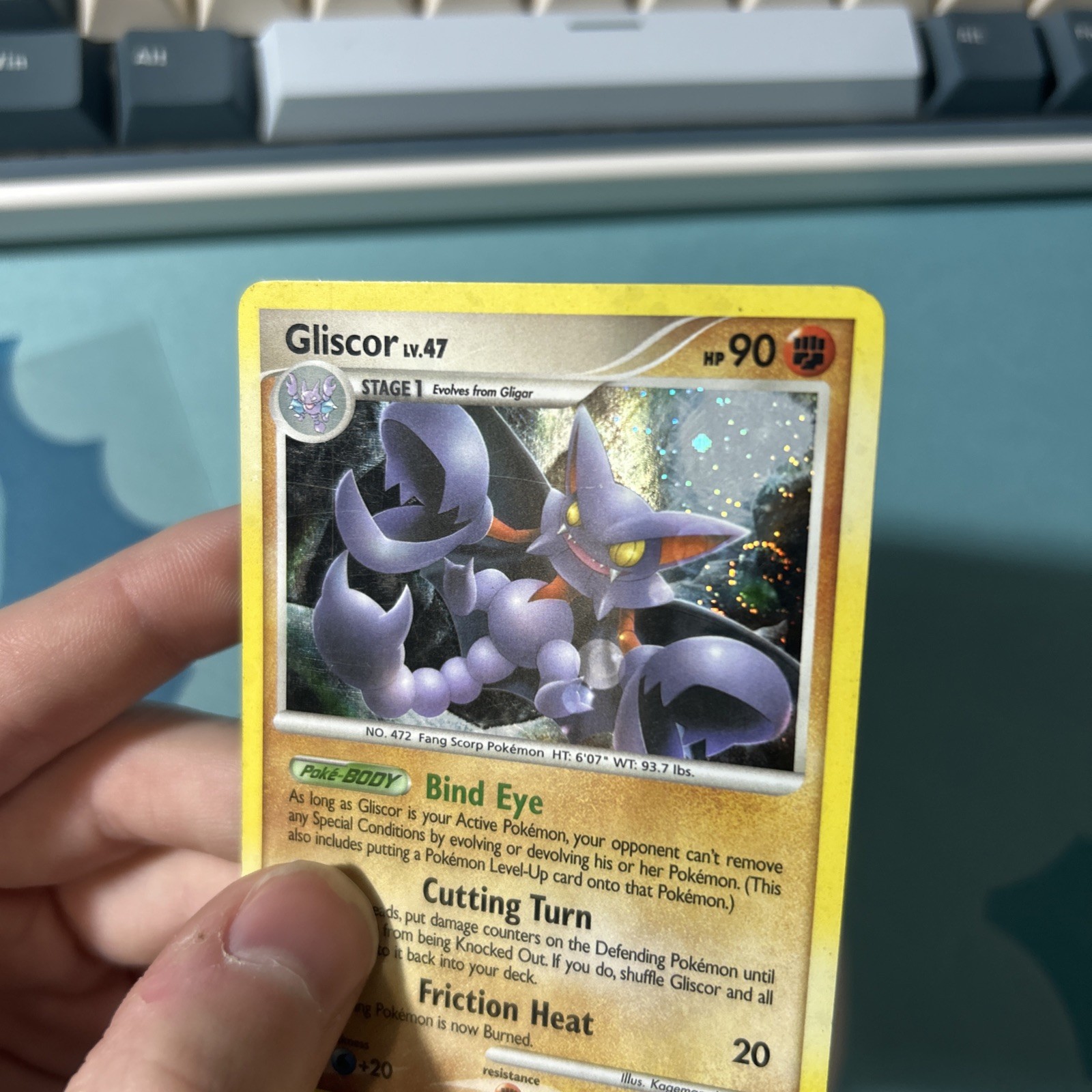 Gliscor DP36 Holo Black Star Promo Pokémon Diamond & Pearl SWIRL💫