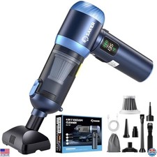 Saker HL157 Portable Cordless Car Vacuum - 20000Pa Suction, 4-in-1, LED Light