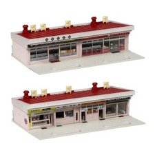 Kato 23-408A N-Gauge Town Shop 1 Red Diorama Equipment