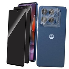 2 2 Privacy Screen Protector for Motorola Moto G Moto G Stylus 2025 Black