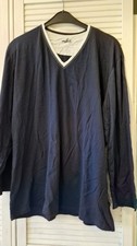 Lufthansa Van Laack Business Class Schlafanzug Shirt, Größe L/XL