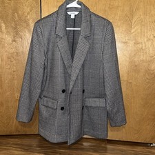 Old Navy Blazer Women's Smell Gray Business Sport Coat Long Sleeve Pockets