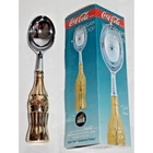 Vintage Coca-Cola Gold Bottle Handle Ice Cream Scoop NEW Diner Collection 1995