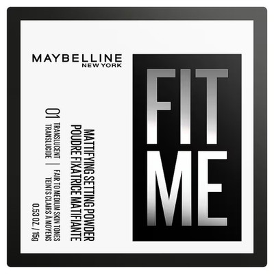 Maybelline Fit Me Loose Powder 01 Translucent Mattifying Setting 15g Versiegelt
