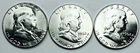 *1962 D FRANKLIN HALF DOLLAR LOT OF THREE* *GEM BU+++* NR #C1956