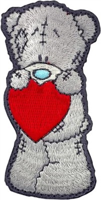 Tatty Teddy with Heart Sew On Patch PAPERBACK 5060769434435