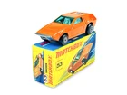 Matchbox Lesney Superfast MB53 Orange Tanzara Blue Window w/I Box