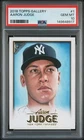 2018 Topps Gallery Aaron Judge Baseball Card #1 PSA 10 Gem Mint Yankees